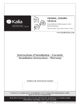 Kalia BF1609-200 Mode d'emploi