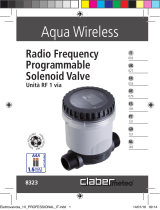 claber 1" M. RF programmable solenoid valve Manuel utilisateur