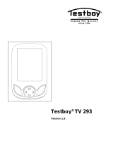 TESTBOY TV 293 Manuel utilisateur