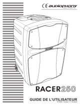 audiophony RACER250 Mode d'emploi