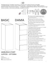 BUT Colonne de salle de bain suspendu START blanc laqué Mode d'emploi