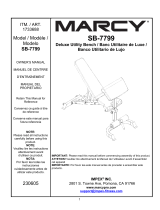 Marcy SB-7799 Le manuel du propriétaire