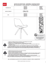 BUT Chaise OSLO 3 Blanc Mode d'emploi