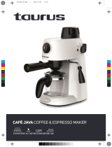 Taurus 920800 Coffee Maker Espresso Cream Manuel utilisateur