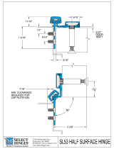 SELECT HINGESSL53 HD Heavy Duty Half Surface Geared Continous Hinges