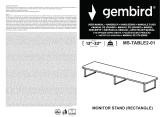 Gembird MS-TABLE2-01 Le manuel du propriétaire