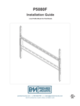 Premier Mounts P5080F Guide d'installation