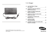 Invacare DTEC013825 5 A Charger Lead Acid Battery Charger Manuel utilisateur