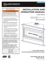 Continental Fireplaces CBL46NT Guide d'installation