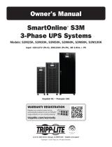 Tripp Lite Tripp-lite S3M25K SmartOnline S3M 3 Phase UPS Systems Le manuel du propriétaire
