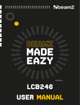 Beamz LCB246 LED Bar 24 x 6W RGBWA-UV Light Manuel utilisateur