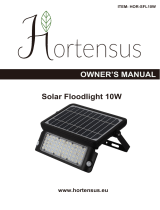 Hortensus HOR-SFL10W Solar Floodlight 10W Le manuel du propriétaire