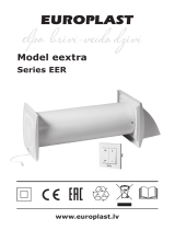 Europlast EER100 eextra Series EER Wall Mounted Heat Recovery Units Manuel utilisateur