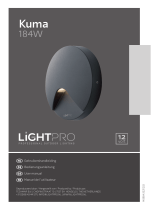 LightPro 184W Kuma LED Wall Light Fixture Manuel utilisateur
