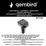 Gembird BTT-05 Manuel utilisateur