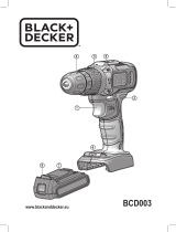 BLACK DECKER BCD0032S120-QW Impact Drill Manuel utilisateur