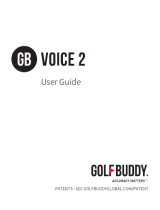 Golfbuddy Voice2 Manuel utilisateur