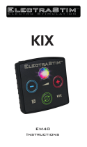 ELECTRASTIM EM40 Channel Rechargeable Introductory Electro Stimulator Mode d'emploi