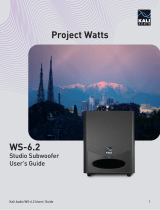 Kali Audio WS-6.2 Watts WS-6.2 Subwoofer Mode d'emploi