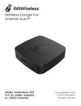AAWireless -002 Wireless Dongle for Android Auto Mode d'emploi