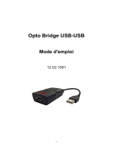 Roline Opto Bridge USB-USB Manuel utilisateur