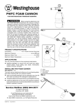 Westinghouse PWFC Foam Cannon for Pressure Washer Mode d'emploi