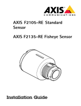 Axis F2105-RE Standard Sensor Guide d'installation