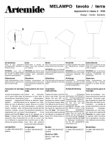 Artemide Melampo Floor Lamp Guide d'installation