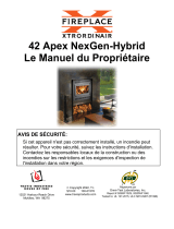 Fireplace Xtrordinair 42 Apex NexGen-Hybrid Fireplace 2023 Le manuel du propriétaire