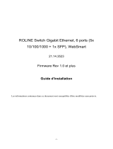 Roline Gigabit Ethernet Switch, 6x (5xGbE + 1x Gbic(SFP)), managed Manuel utilisateur