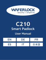 WAFERLOCK C210 Outdoor Weatherproof Smart Padlock Manuel utilisateur