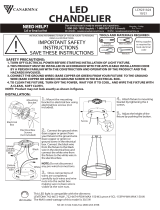 CANARMNA IPL926A01113 LED Chandelier Mode d'emploi