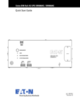 Eaton DIN500AC Eaton DIN Rail AC UPS Mode d'emploi