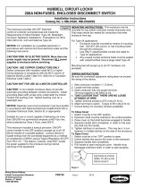 Hubbell Wiring Device-Kellems PD2749 Guide d'installation