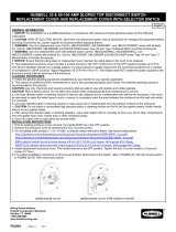 Hubbell Wiring Device-Kellems HBLDS3SSRRCJ Guide d'installation