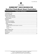GAI-Tronics HUBBCOM™ Dual-Port Flush-Mount Smart Controllers Guide d'installation