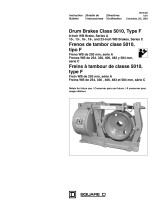 Electric Controller & Mfg. (EC&M)DC Magnetic Drum Brake - Class 5010-22, 8 to 23in Type F