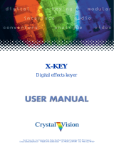 Crystal Vision X-KEY Manuel utilisateur