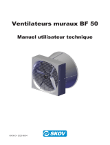 Skov BF 50 wall fan Technical User Guide