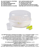 CANGAROO Microwave sterilizer Fresh white Mode d'emploi
