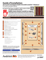 Andersen LuminAire Retractable Screen Door - Double Door Guide d'installation