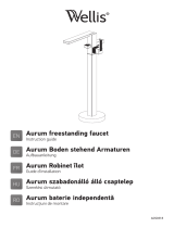 Wellis Aurum freestanding faucet Manuel utilisateur