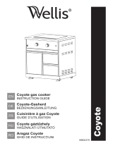 Wellis Coyote gas cooker Manuel utilisateur