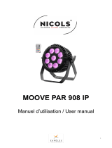 Nicols MOOVE PAR 908 IP Le manuel du propriétaire