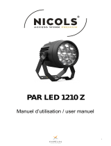 Nicols PAR LED 1210 Z Le manuel du propriétaire
