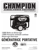 Champion Power Equipment 100111 Manuel utilisateur