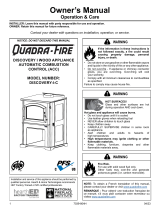 Quadra-Fire Discovery I Wood Stove Le manuel du propriétaire