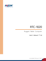 Aaeon RTC-1020 Manuel utilisateur