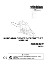 Shindaiwa 305S Manuel utilisateur
