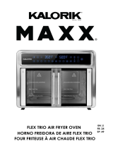 KALORIK MAXX 26 Quart Flex Trio Air Fryer Oven Manuel utilisateur